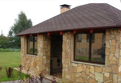 Плитняк златолит жёлтый для фасада 1,5-3 см купить в Магадане