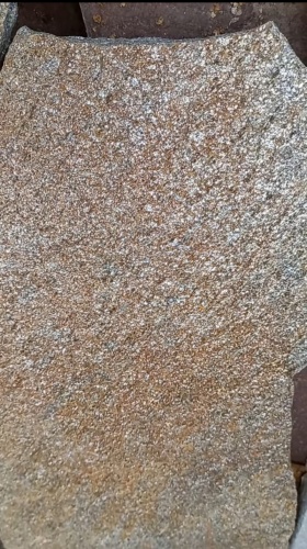 Плитняк златолит серебристый для цоколя, отмостки купить в Магадане