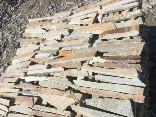 Горбушка златолит золотистый для облицовки купить в Магадане