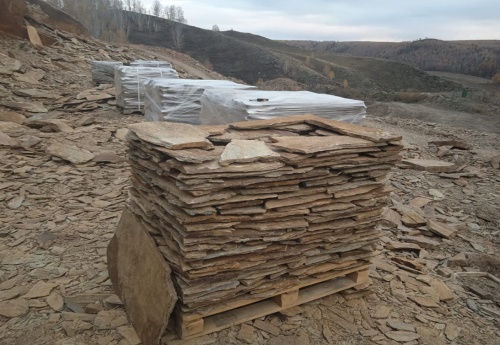 Плитняк кора дерева для цоколя, отмостки купить в Магадане