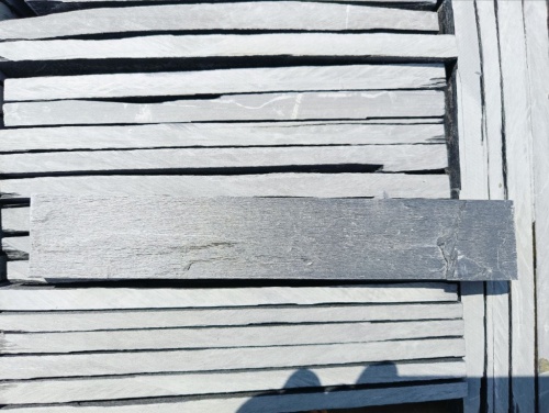 Плитка чёрная из натурального камня фасадная 30 см * 5 см, толщина 7 мм -30 мм купить в Магадане